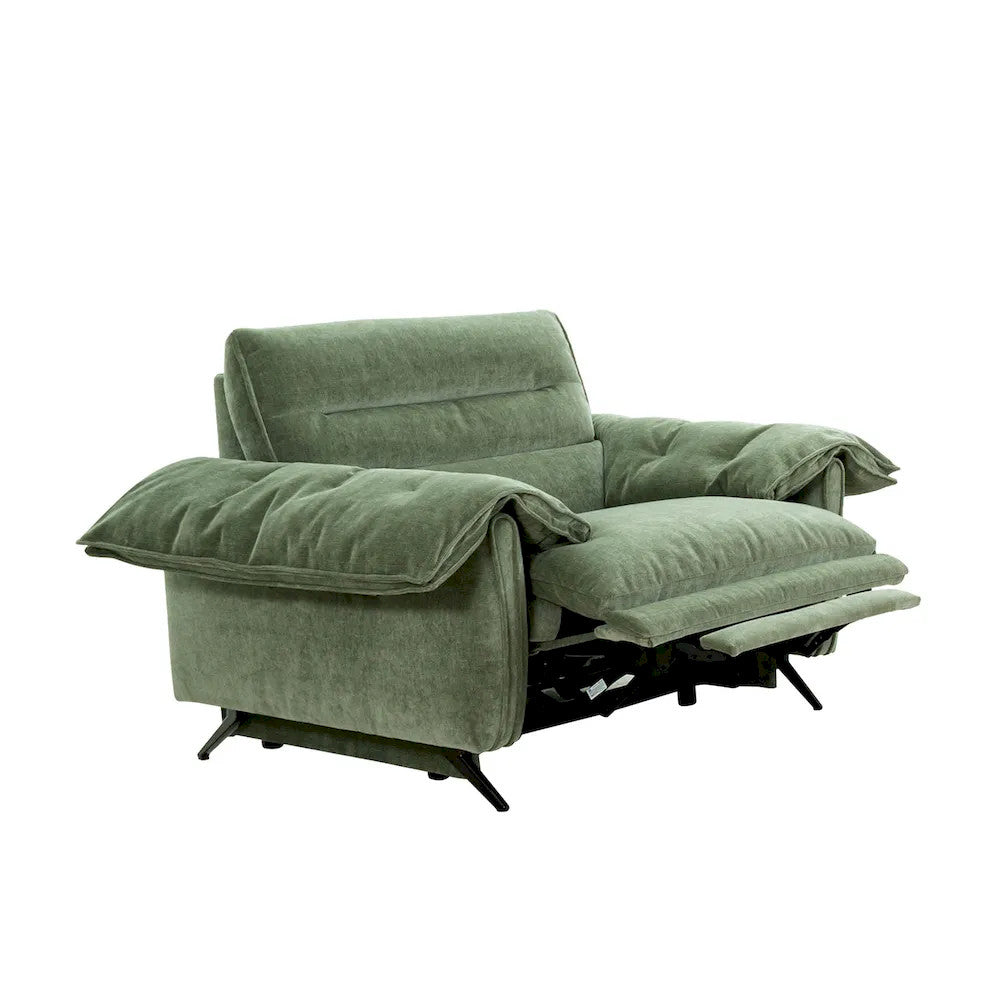 Furniture of America - Morley - Power Recliner 1.5 - Sage Green - CM9943GR-CH-PM view 2