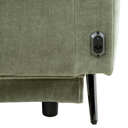 Furniture of America - Morley - Power Recliner 1.5 - Sage Green - CM9943GR-CH-PM view 5