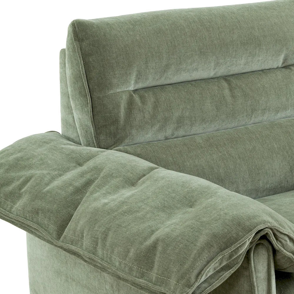 Furniture of America - Morley - Power Recliner 1.5 - Sage Green - CM9943GR-CH-PM view 6