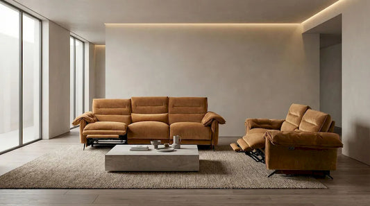 Furniture of America - Morley - Power Sofa + Loveseat - Sienna Brown - CM9943BR-PM-2PC view 1
