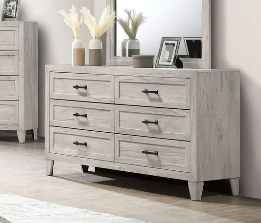 Furniture of America - Mysen Dresser in White Wash - FM7202WH-D View 1