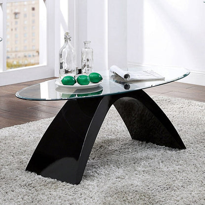 Furniture of America - Nahara Coffee Table in Black - FOA4042BK-C-TABLE View 1
