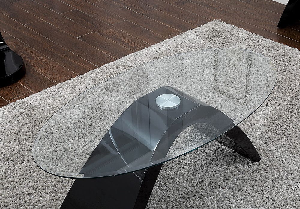Furniture of America - Nahara Coffee Table in Black - FOA4042BK-C-TABLE View 3