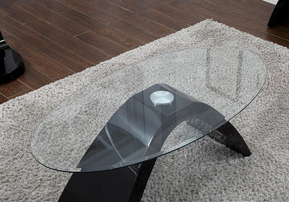 Furniture of America - Nahara Coffee Table in Black - FOA4042BK-C-TABLE View 3