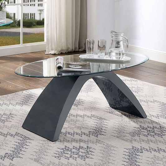 Furniture of America - Nahara Coffee Table in Gray - FOA4042GY-C-TABLE View 1