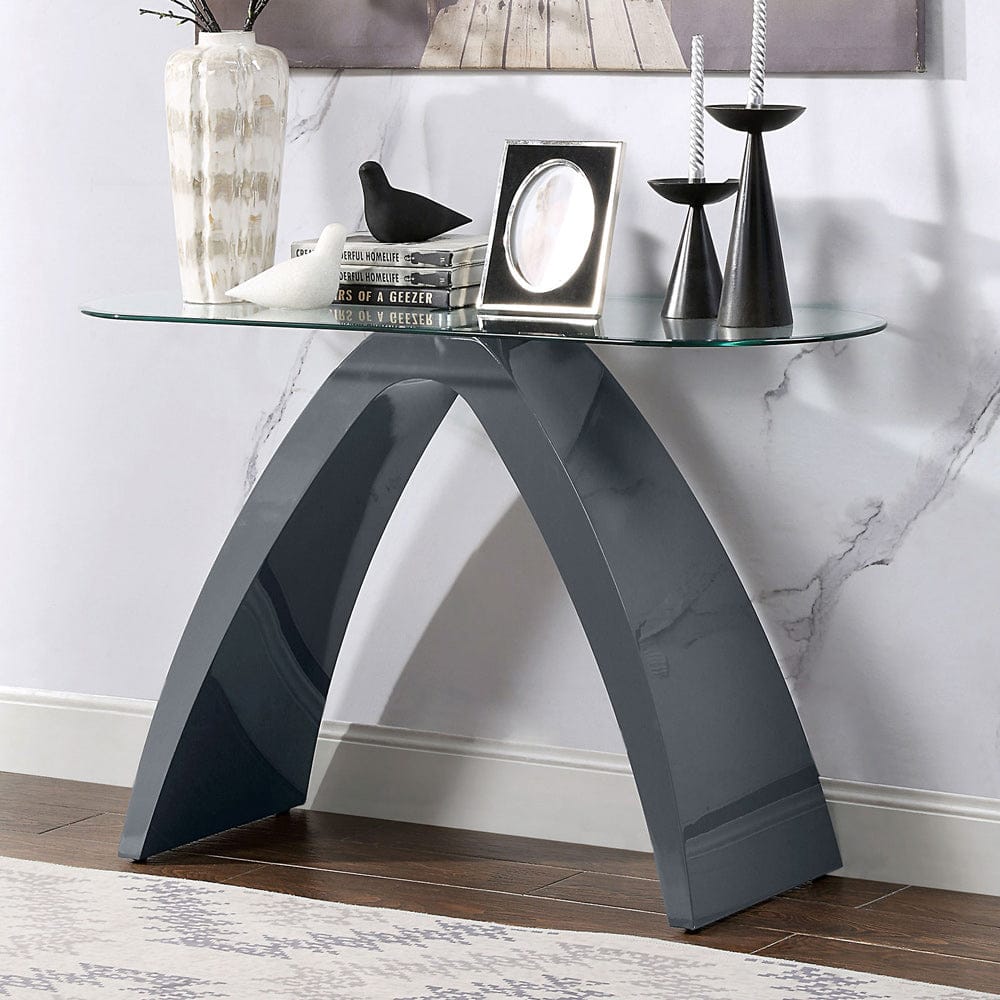 Furniture of America - Nahara Sofa Table in Gray - FOA4042GY-S-TABLE View 1