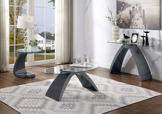 Furniture of America - Nahara Sofa Table in Gray - FOA4042GY-S-TABLE View 2