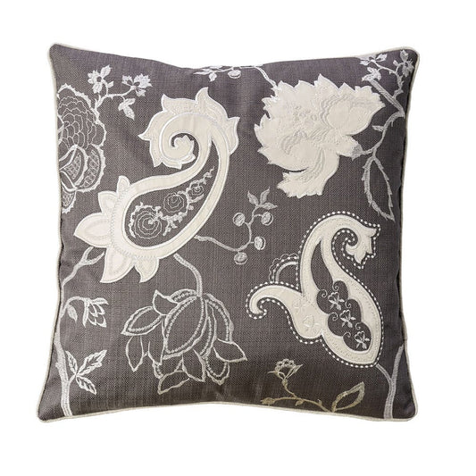 Furniture of America - Nana 20" X 20" Pillow Set of 2 in Dark Gray - PL8013-2PK View 1