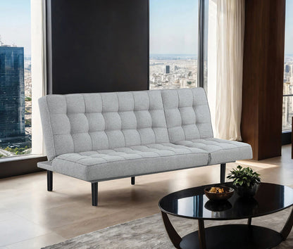 Furniture of America - Napervill Futon Sofa in Light Gray - FM2802LG View 1