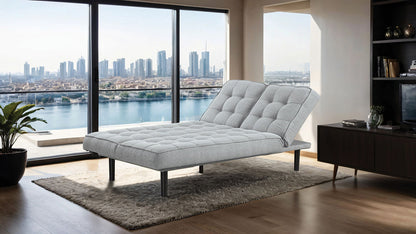 Furniture of America - Napervill Futon Sofa in Light Gray - FM2802LG View 5