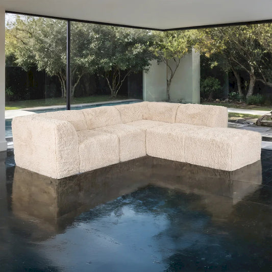 Furniture of America - Nappi - L-Sectional B, Sand - FM62102BG-SECT-B view 1