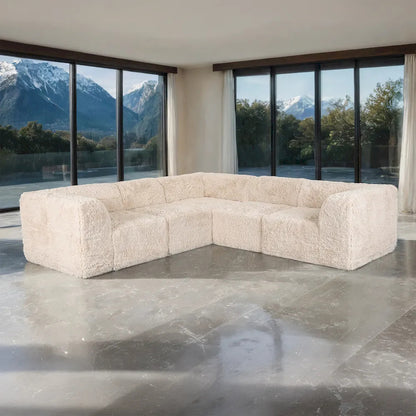 Furniture of America - Nappi - L-Sectional C, Sand - FM62102BG-SECT-C view 1