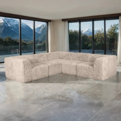 Furniture of America - Nappi - L-Sectional C, Taupe - FM62102TP-SECT-C view 1