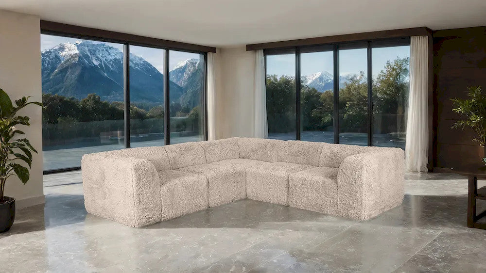 Furniture of America - Nappi - L-Sectional C, Taupe - FM62102TP-SECT-C view 2