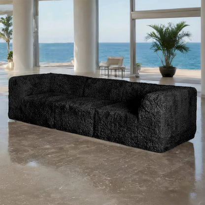 Furniture of America - Nappi - Sofa, Black - FM62102BK-SF-PK view 1
