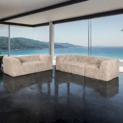Furniture of America - Nappi - Sofa + Loveseat, Taupe - FM62102TP-2PC view 1