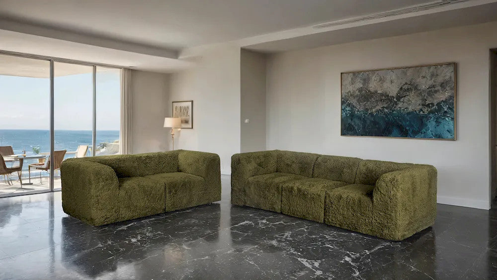Furniture of America - Nappi - Sofa, Olive Green - FM62102GR-SF-PK view 2