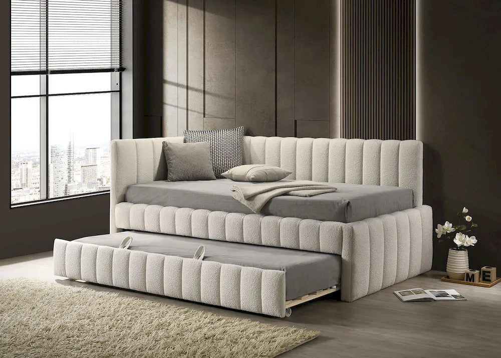 Furniture of America - Nardi - Twin Daybed w/ Trundle - White - FM1206WH-BED view 1