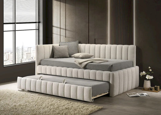 Furniture of America - Nardi - Twin Daybed w/ Trundle - White - FM1206WH-BED view 1