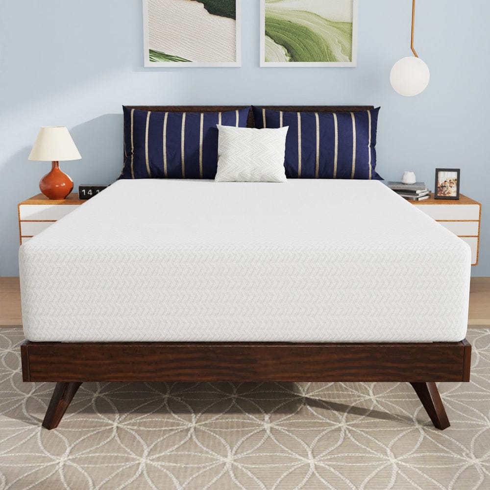 Furniture of America - Nasturtium 12" Full Bamboo Charcoal Infused Memory Foam in White - DM812-F View 3