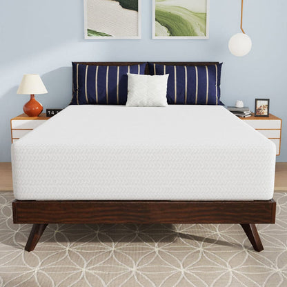 Furniture of America - Nasturtium 12" Full Bamboo Charcoal Infused Memory Foam in White - DM812-F View 3
