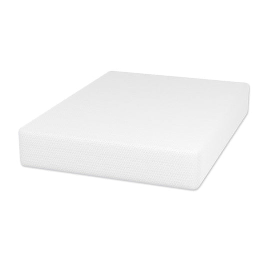Furniture of America - Nasturtium 12" Twin Bamboo Charcoal Infused Memory Foam in White - DM812-T View 1