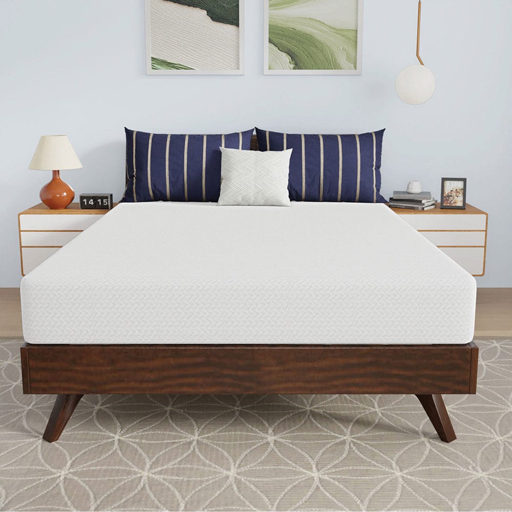Furniture of America - Nasturtium 8" Full Bamboo Charcoal Infused Memory Foam in White - DM808-F View 2