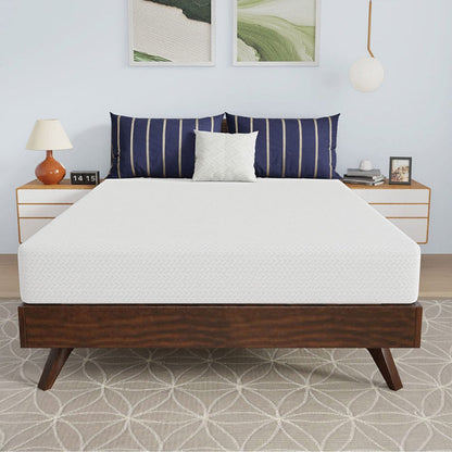 Furniture of America - Nasturtium 8" Full Bamboo Charcoal Infused Memory Foam in White - DM808-F View 2