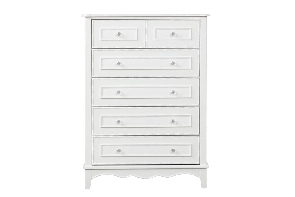 Furniture of America - Naucalpan Chest w/ Bottom Drawer Cedar in White - FM7456WH-C View 3