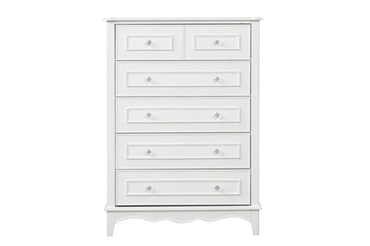 Furniture of America - Naucalpan Chest w/ Bottom Drawer Cedar in White - FM7456WH-C View 3