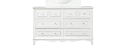 Furniture of America - Naucalpan Dresser w/ Bottom Drawer Cedar in White - FM7456WH-D View 3