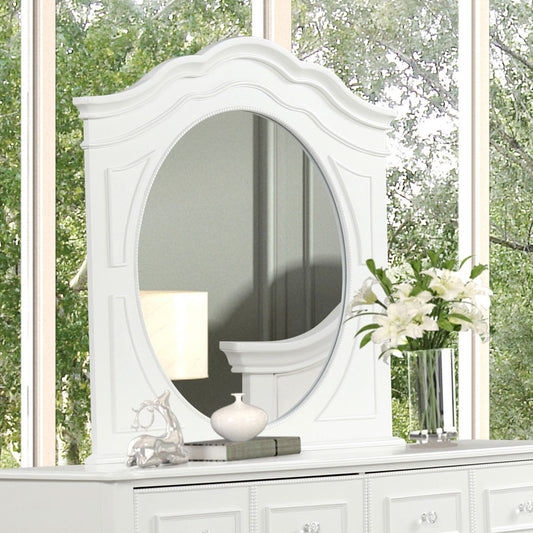 Furniture of America - Naucalpan Mirror in White - FM7456WH-M View 1