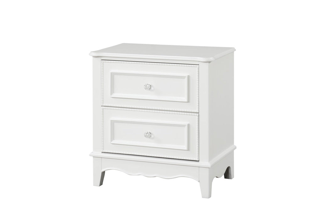 Furniture of America - Naucalpan Nightstand w/2 Drawers in White - FM7456WH-N View 1