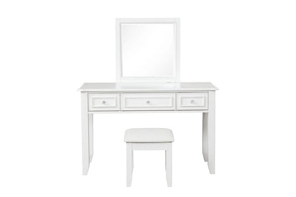 Furniture of America - Naucalpan Vanity Set w/ Stool in White - FM7456WH-V-SET View 6