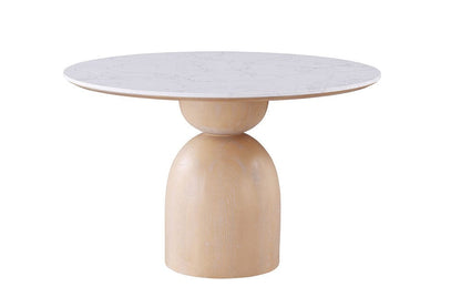 Furniture of America - Neasden Dining Table in Natural/Black/White - FM37003NT-T-TABLE View 1