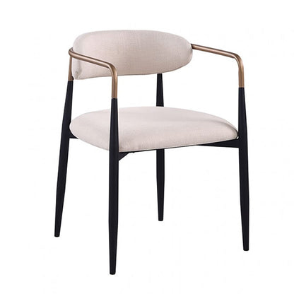 Furniture of America - Neasden Side Chair Set of 2 in Natural/Black/White - FM37003NT-AC-2PK View 1