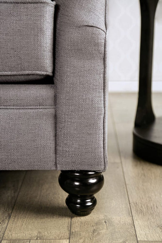 Furniture of America - Nefyn Sofa + Loveseat in Gray - SM2670-2PC View 2