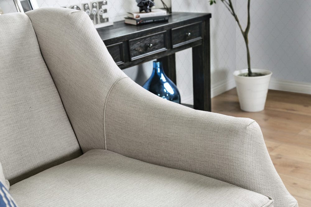 Furniture of America - Nefyn Sofa + Loveseat in Ivory - SM2669-2PC View 4