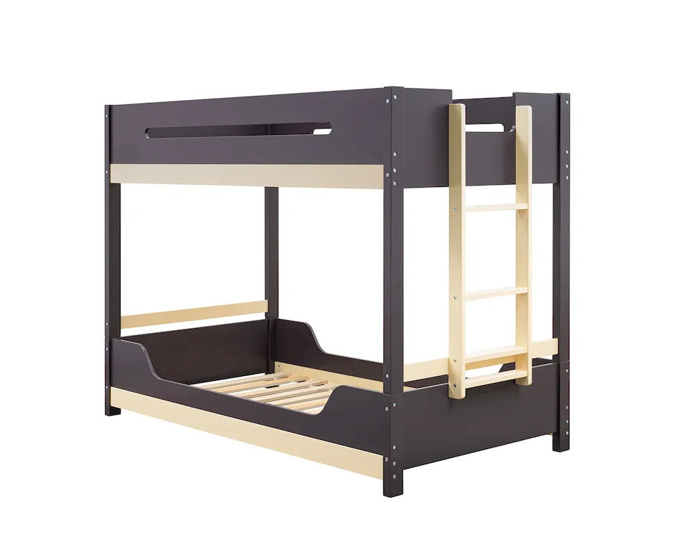 Furniture of America - Nestor - Twin/Twin Bunk Bed+Mattress - FM-BK201PR-T-BED+M6 view 3