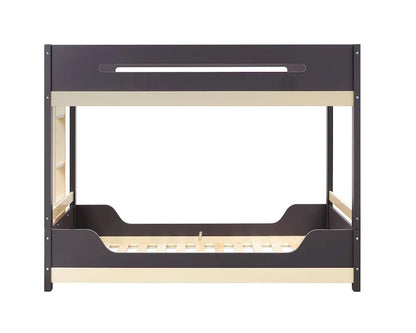Furniture of America - Nestor - Twin/Twin Bunk Bed - Mauve/Oak - FM-BK201PR-T-BED view 4