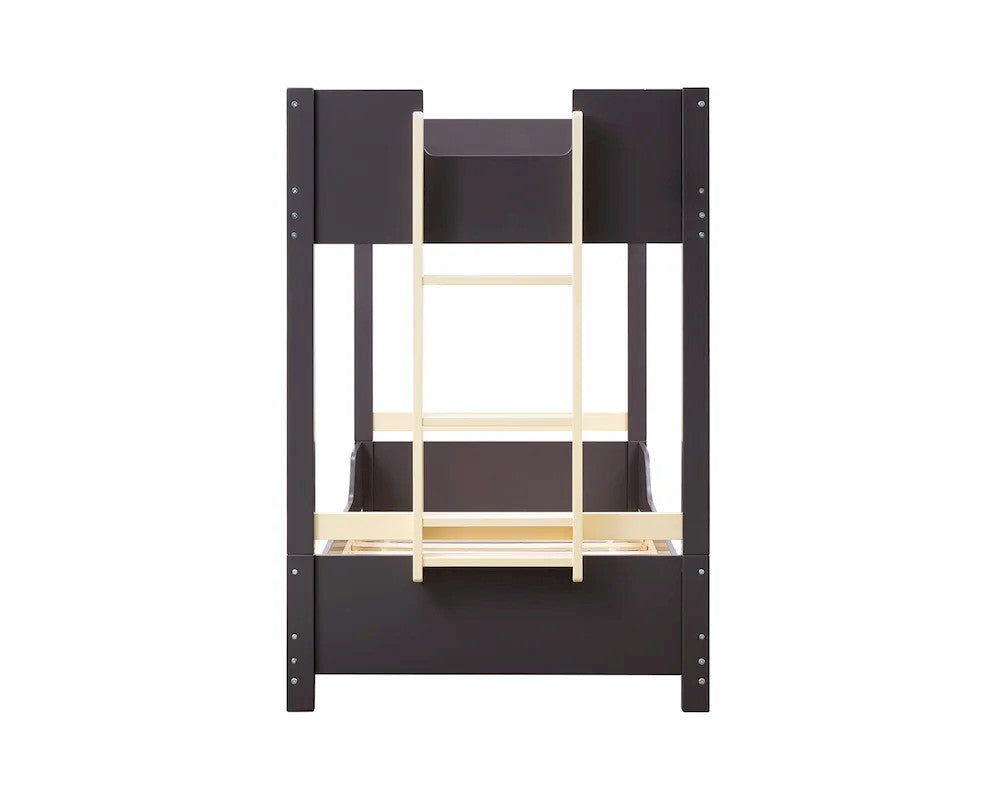 Furniture of America - Nestor - Twin/Twin Bunk Bed - Mauve/Oak - FM-BK201PR-T-BED view 5