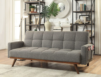 Furniture of America - Nettie Futon Sofa in Gray - CM2605 View 1
