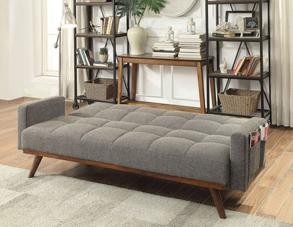 Furniture of America - Nettie Futon Sofa in Gray - CM2605 View 2