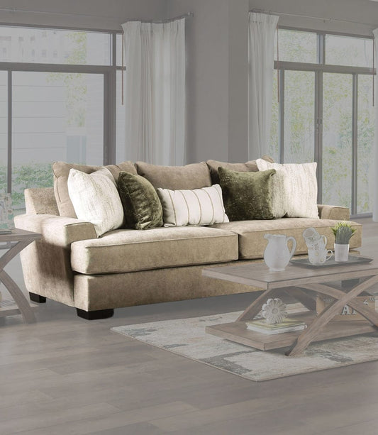 Furniture of America - New Meadows Sofa in Ash Green/Ivory - SM1213-SF View 1