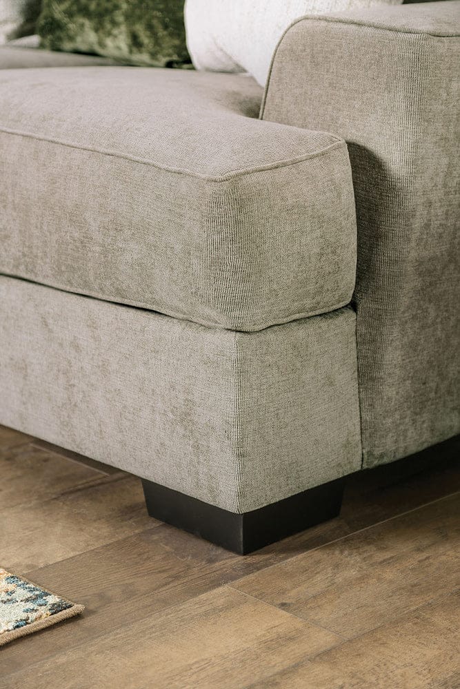 Furniture of America - New Meadows Sofa + Loveseat in Ash Green/Ivory - SM1213-2PC View 3
