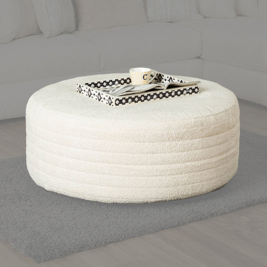 Furniture of America - Newberg Ottoman in Ivory - SM5198-OT View 1