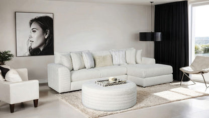 Furniture of America - Newberg Sectional in Ivory - SM5198-SECT View 2