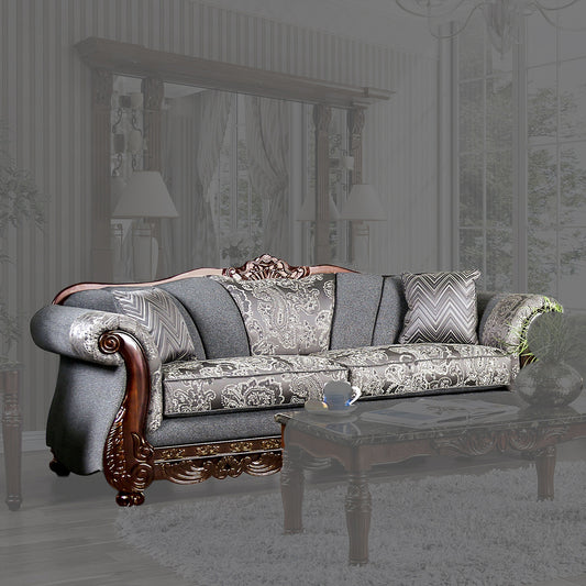 Furniture of America - Newdale Sofa in Gray - SM6424-SF View 1