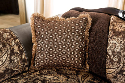 Furniture of America - Newdale Sofa + Loveseat in Brown/Gold - SM6427-2PC View 3