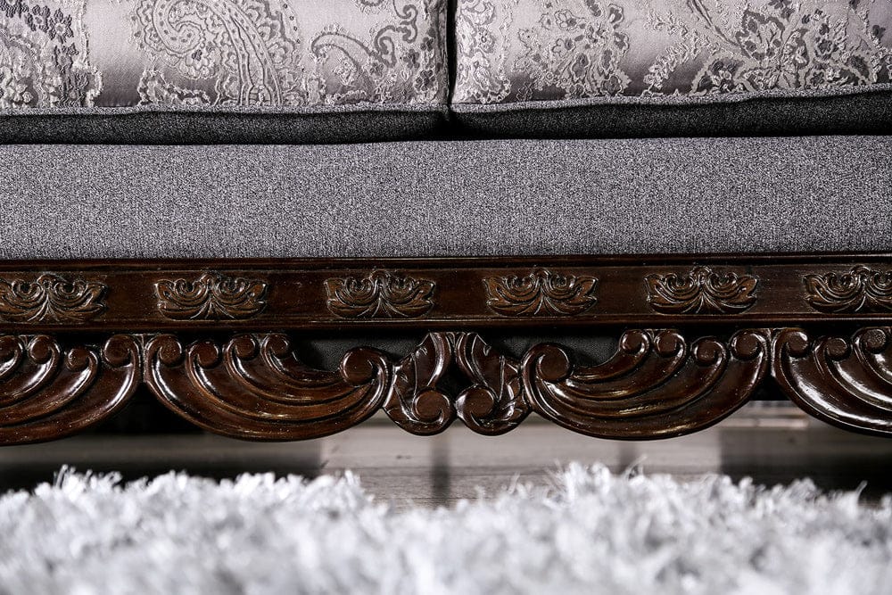 Furniture of America - Newdale Sofa + Loveseat in Gray - SM6424-2PC View 5